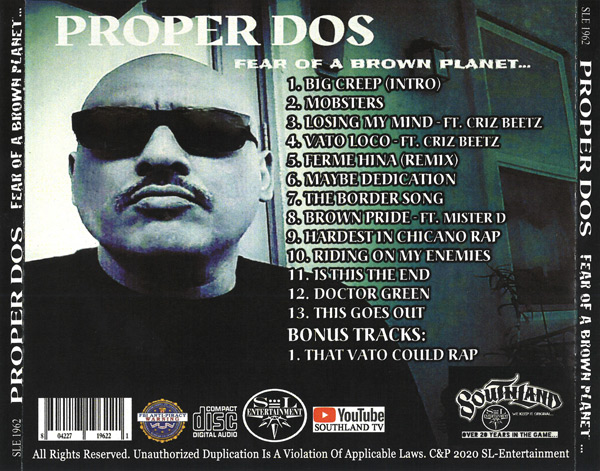 Proper Dos - Fear Of A Brown Planter Chicano Rap